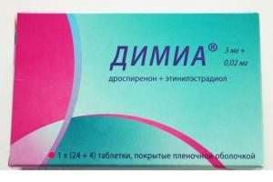 Birth control pills Dimia instructions for use Do I need to drink a placebo Dimia